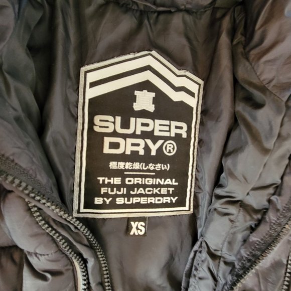 The Original Fuji Jacket by SuperDry, Ladies Puffer Blk, Size XS Ski/Snow - Picture 9 of 16